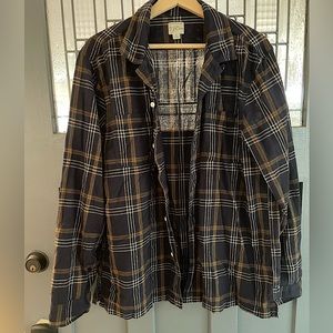 NWOT J. Crew Men’s Plaid Button-down shirt, long sleeves, L